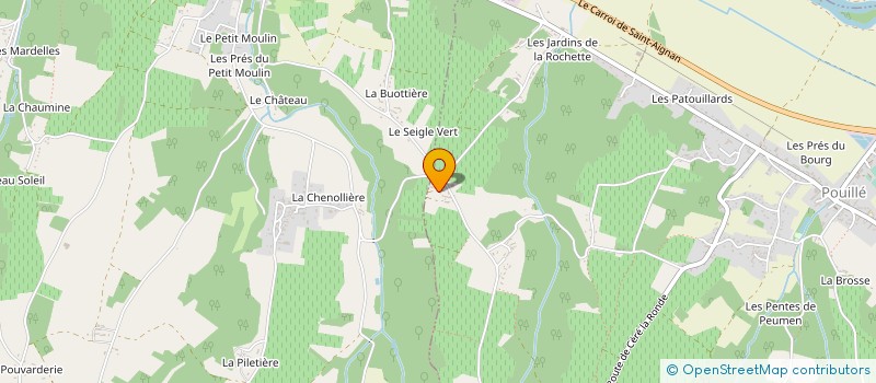 localisation de l'entreprise MONSIEUR REGIS BERTIN  POUILLE