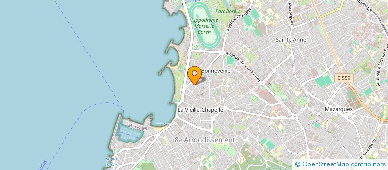 localisation de l'entreprise MONSIEUR REGIS BETTON  MARSEILLE