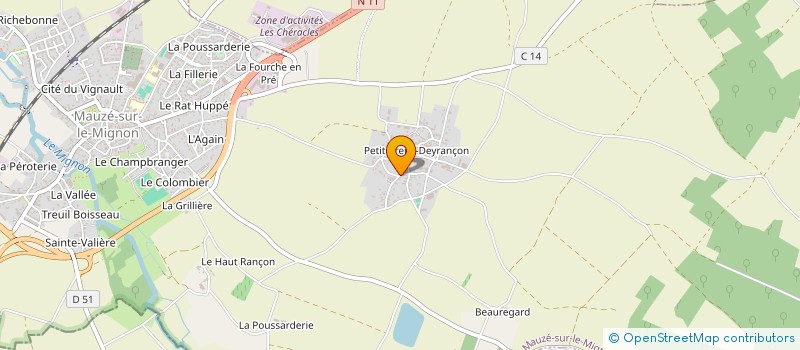 localisation de l'entreprise MONSIEUR REGIS BEVIN à AMURE