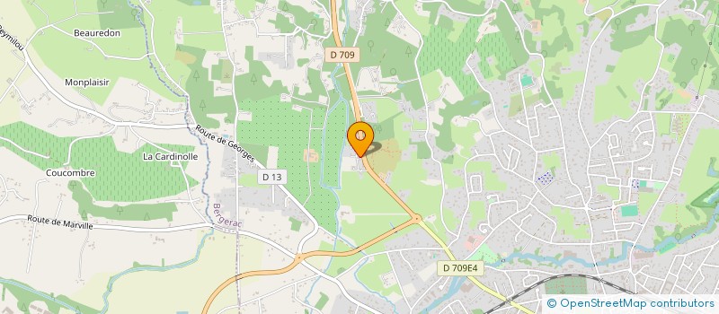 localisation de l'entreprise MONSIEUR REGIS BIDAUD  BERGERAC