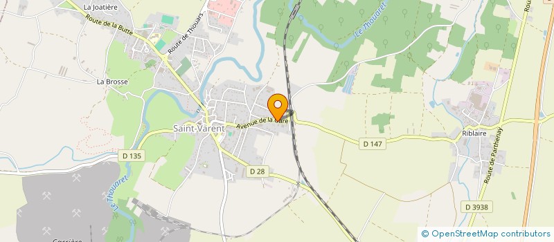 localisation de l'entreprise MONSIEUR REGIS BILLY  SAINT-VARENT