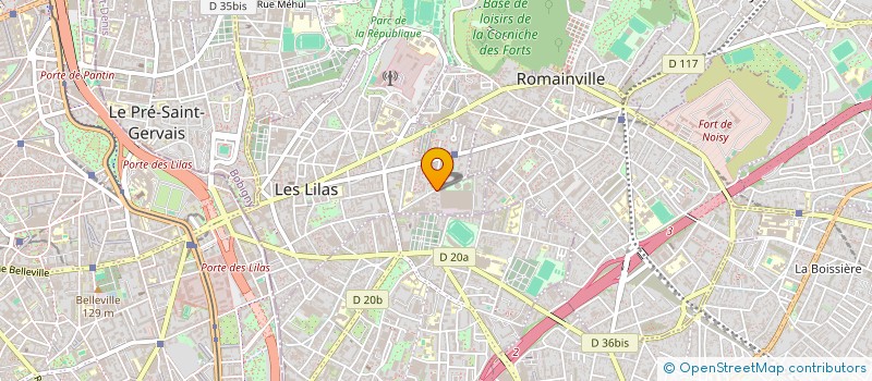 localisation de l'entreprise MONSIEUR REGIS BISMUTH à LES LILAS