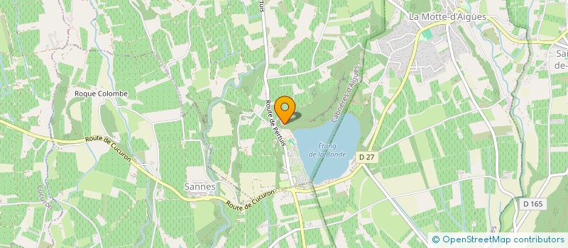 localisation de l'entreprise MONSIEUR REGIS BLANC  CABRIERES-D'AIGUES