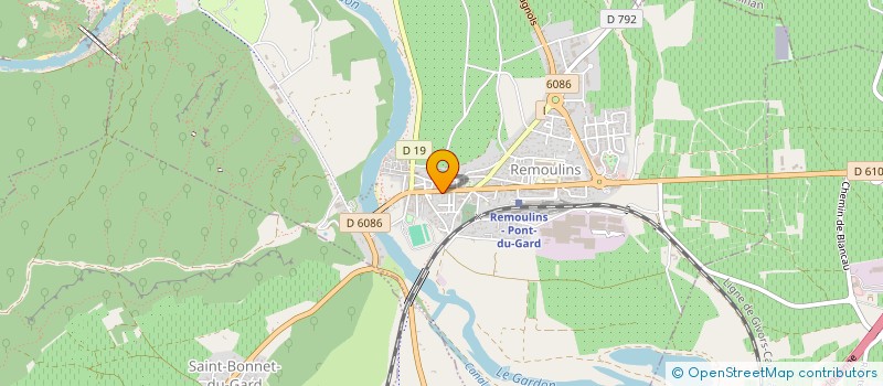 localisation de l'entreprise MONSIEUR REGIS BLANC  REMOULINS