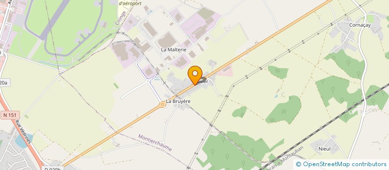 localisation de l'entreprise MONSIEUR REGIS BLANCHET à COINGS