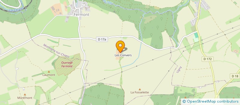 localisation de l'entreprise MONSIEUR REGIS BOCQUENET  MONTIGNY-SUR-CHIERS