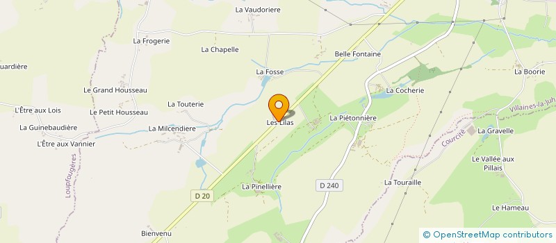 localisation de l'entreprise MONSIEUR REGIS BOISTIERE à VILLAINES-LA-JUHEL