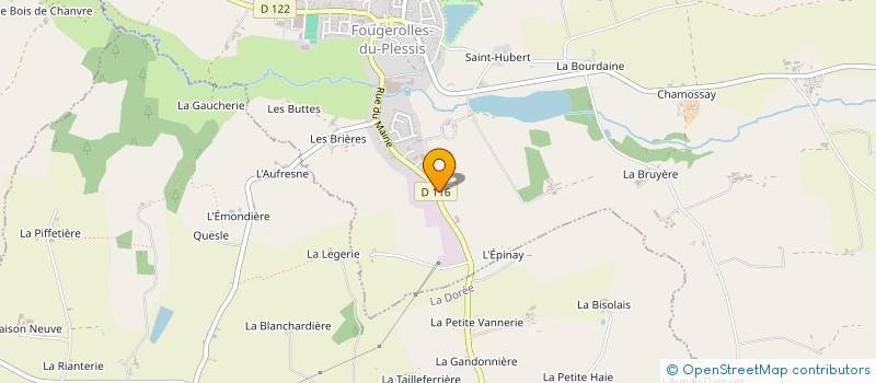 localisation de l'entreprise MONSIEUR REGIS BOITTIN à LA DOREE