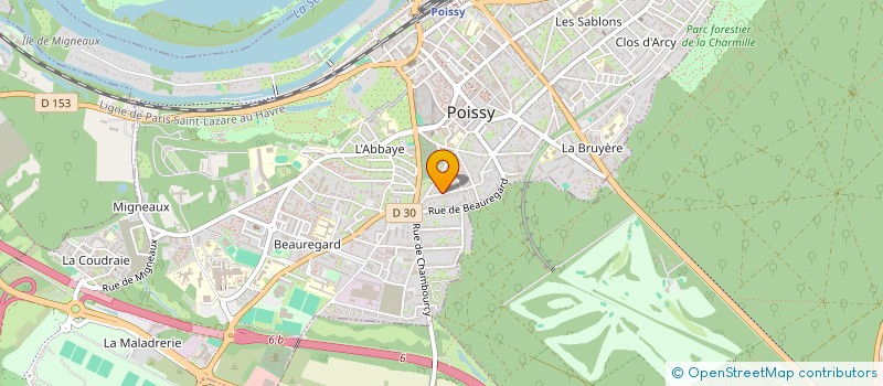 localisation de l'entreprise MONSIEUR REGIS BOLLE à POISSY