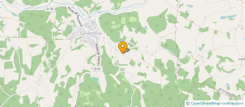 localisation de l'entreprise MONSIEUR REGIS BONHOMME  THENON