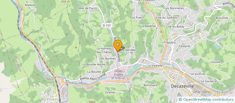 localisation de l'entreprise MONSIEUR REGIS BONNET  DECAZEVILLE