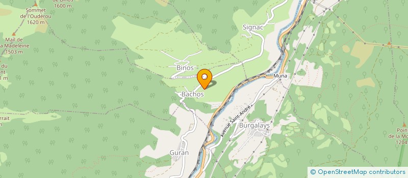 localisation de l'entreprise MONSIEUR REGIS BORDES  BACHOS