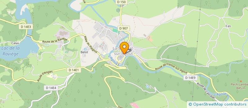 localisation de l'entreprise MONSIEUR REGIS BOUCHER à LA SALVETAT-SUR-AGOUT