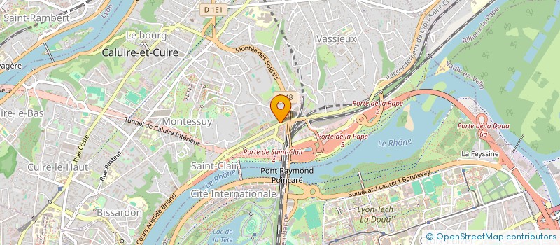 localisation de l'entreprise MONSIEUR REGIS BOUCHER  CALUIRE-ET-CUIRE