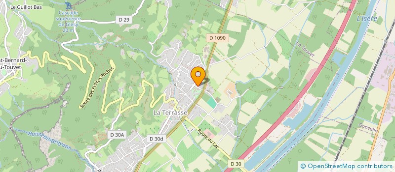 localisation de l'entreprise MONSIEUR REGIS BOUCHU  LA TERRASSE