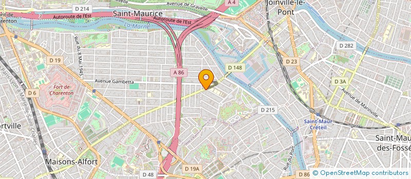 localisation de l'entreprise MONSIEUR REGIS BOUDOT  MAISONS-ALFORT