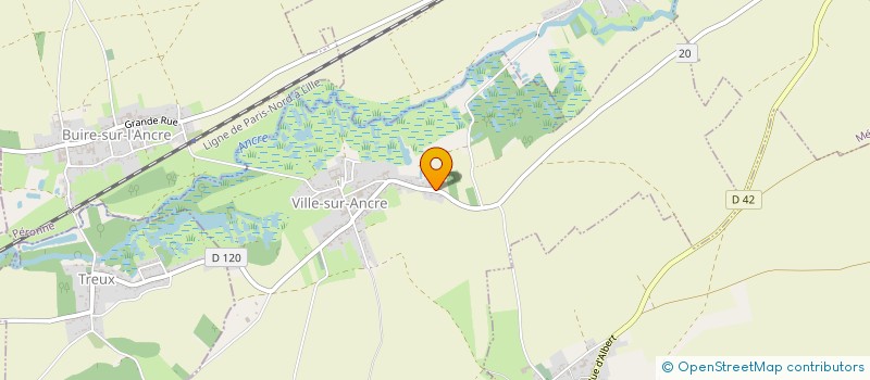 localisation de l'entreprise MONSIEUR REGIS BOULANGER  VILLE-SUR-ANCRE