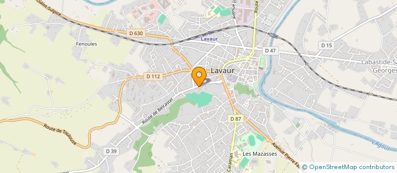 localisation de l'entreprise MONSIEUR REGIS BOULOT  LAVAUR