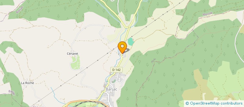 localisation de l'entreprise MONSIEUR REGIS BOUNIOL  BARJAC