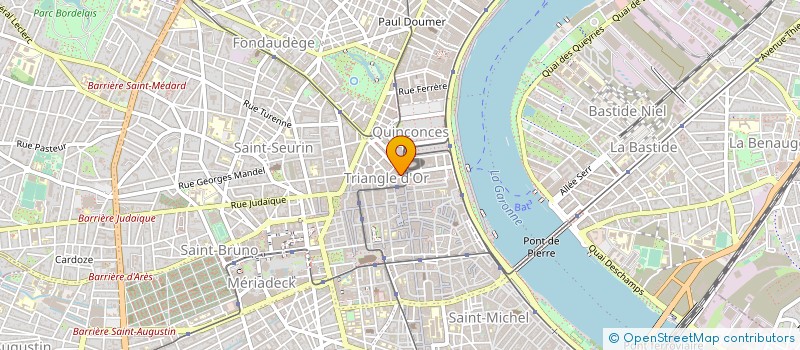 localisation de l'entreprise MONSIEUR REGIS BOURGEOIS à BORDEAUX