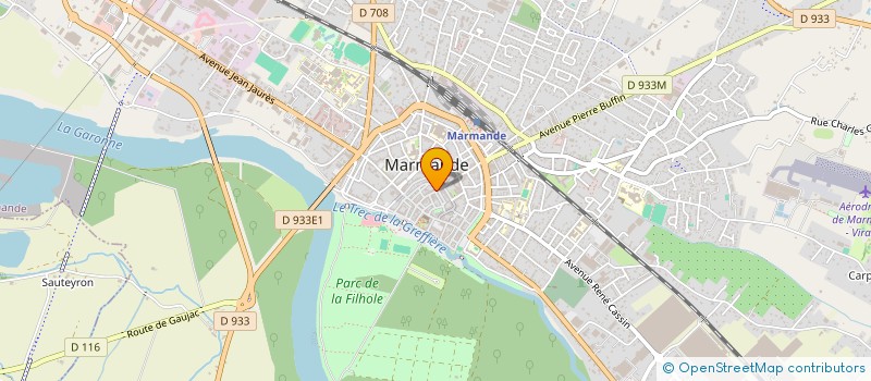 localisation de l'entreprise MONSIEUR REGIS BOURGOIN  MARMANDE