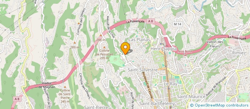 localisation de l'entreprise MONSIEUR REGIS BOUSQUET à NICE