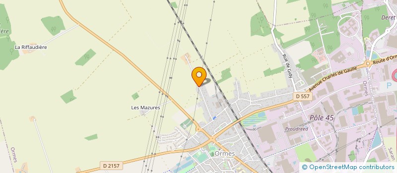 localisation de l'entreprise MONSIEUR REGIS BOUTRON  ORMES