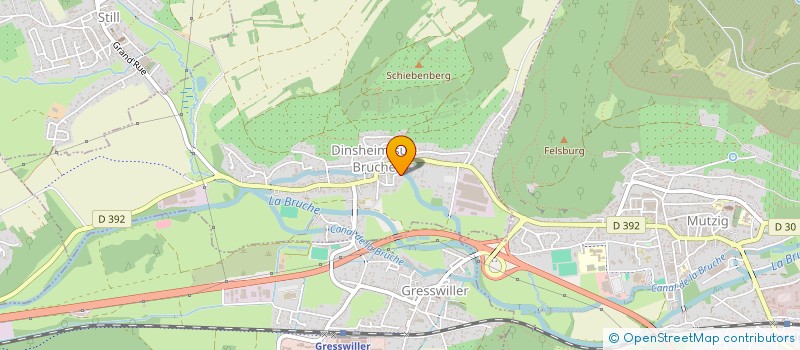 localisation de l'entreprise MONSIEUR REGIS BOVY  DINSHEIM-SUR-BRUCHE