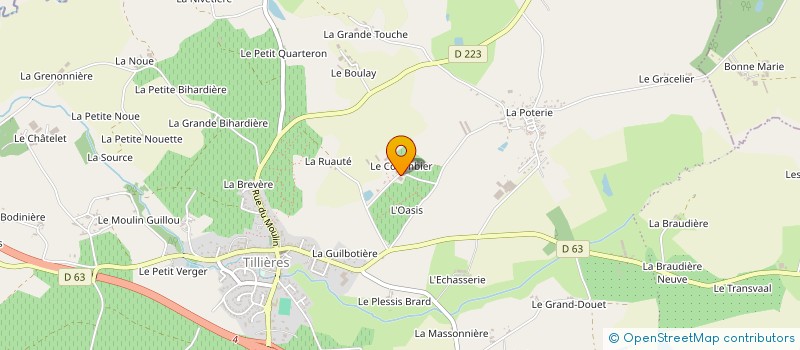 localisation de l'entreprise MONSIEUR REGIS BRETAUDEAU  SEVREMOINE