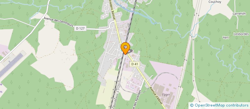 localisation de l'entreprise MONSIEUR REGIS BROCAS  BEYLONGUE