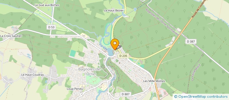 localisation de l'entreprise MONSIEUR REGIS BRODIN à BAGNOLES-DE-L'ORNE-NORMANDIE