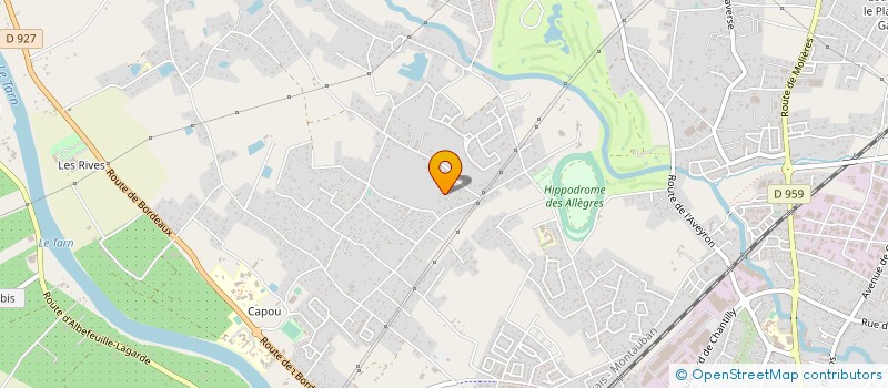 localisation de l'entreprise MONSIEUR REGIS BROVIA  MONTAUBAN