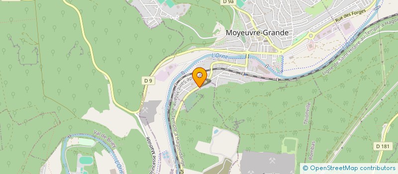 localisation de l'entreprise MONSIEUR REGIS BUCHHEIT  MOYEUVRE-GRANDE