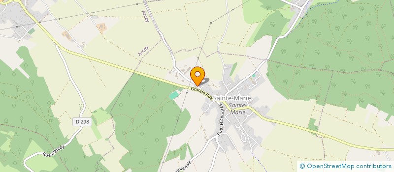 localisation de l'entreprise MONSIEUR REGIS BUFFA  SAINTE-MARIE