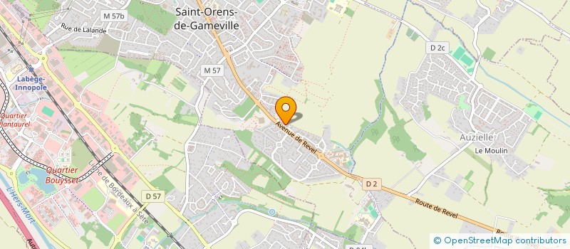 localisation de l'entreprise MONSIEUR REGIS CAILLIVE à SAINT-ORENS-DE-GAMEVILLE