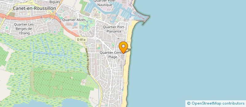 localisation de l'entreprise MONSIEUR REGIS CALLE  CANET-EN-ROUSSILLON