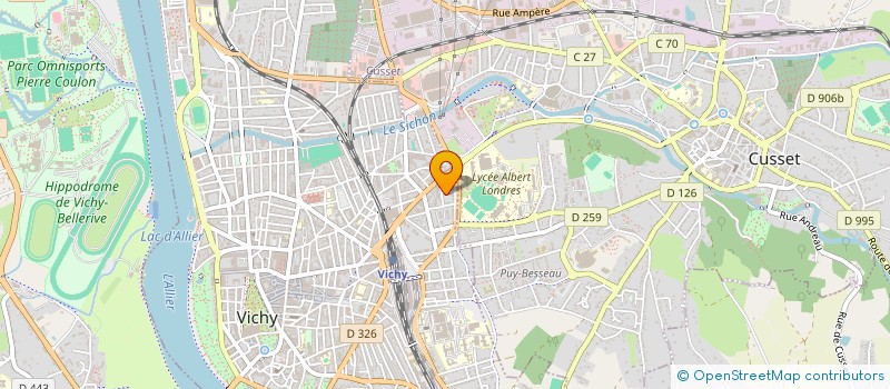 localisation de l'entreprise MONSIEUR REGIS CALLEJON à VICHY