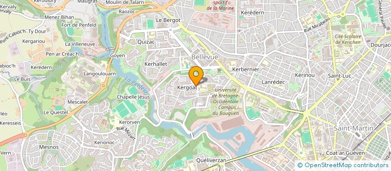 localisation de l'entreprise MONSIEUR REGIS CANEVET à BREST