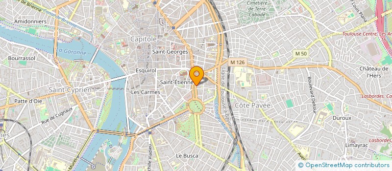 localisation de l'entreprise MONSIEUR REGIS CAPDEVIELLE  TOULOUSE