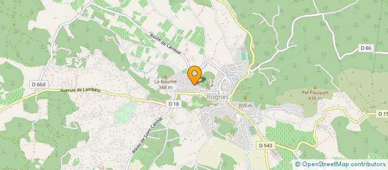 localisation de l'entreprise MONSIEUR REGIS CAPOTOSTO à ROGNES