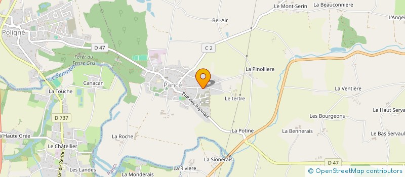 localisation de l'entreprise MONSIEUR REGIS CARIO  PANCE