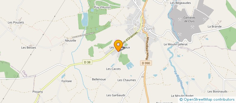 localisation de l'entreprise MONSIEUR REGIS CARISSANT à CLUIS