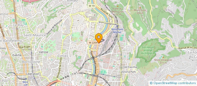 localisation de l'entreprise MONSIEUR REGIS CATHELIN à NICE