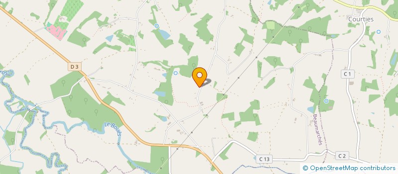 localisation de l'entreprise MONSIEUR REGIS CAUMONT  BEAUMARCHES