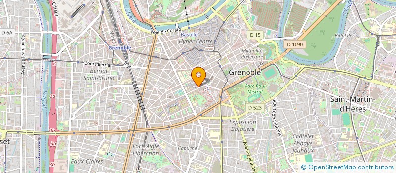 localisation de l'entreprise MONSIEUR REGIS CENS  GRENOBLE