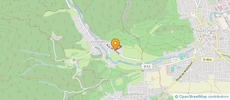 localisation de l'entreprise MONSIEUR REGIS CHABRIER  ISSENHEIM