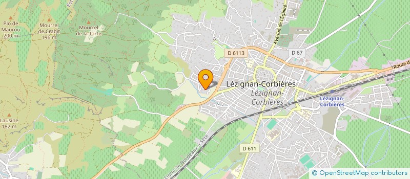 localisation de l'entreprise MONSIEUR REGIS CHAPLART  LEZIGNAN-CORBIERES