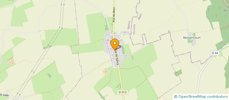 localisation de l'entreprise MONSIEUR REGIS CHAPLIER  RAUCOURT