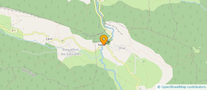 localisation de l'entreprise MONSIEUR REGIS CHATELAIN à ILHAT
