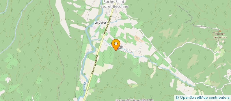 localisation de l'entreprise MONSIEUR REGIS CHAUVIN  ROCHE-SAINT-SECRET-BECONNE